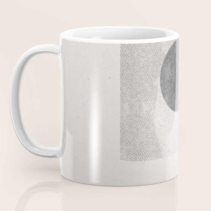 Texture Minimalist Paper Collage No.1 Coffee Mug Gallery Image 3