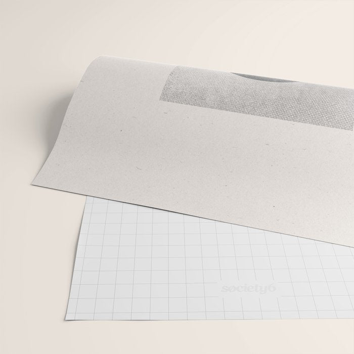 Texture Minimalist Paper Collage No.1 Wrapping Paper Gallery Image 2