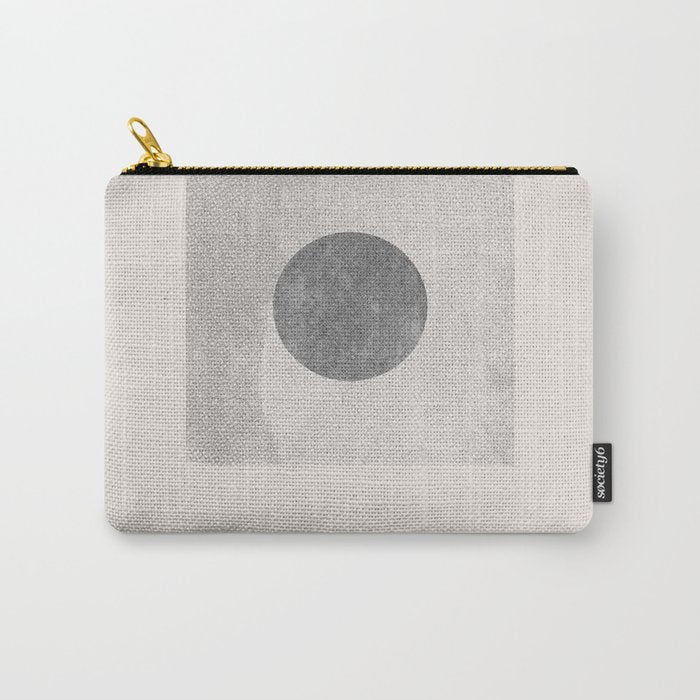 Texture Minimalist Paper Collage No.1 Carry All Pouch Gallery Image 1