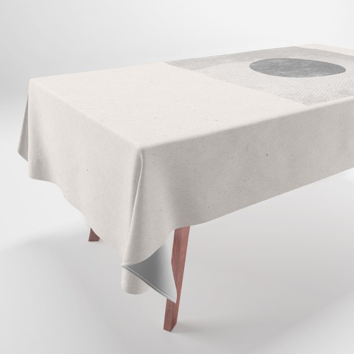 Texture Minimalist Paper Collage No.1 Tablecloth Gallery Image 1