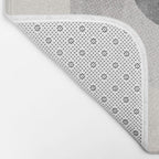 Texture Minimalist Paper Collage No.1 Bath Mat Gallery Image 2