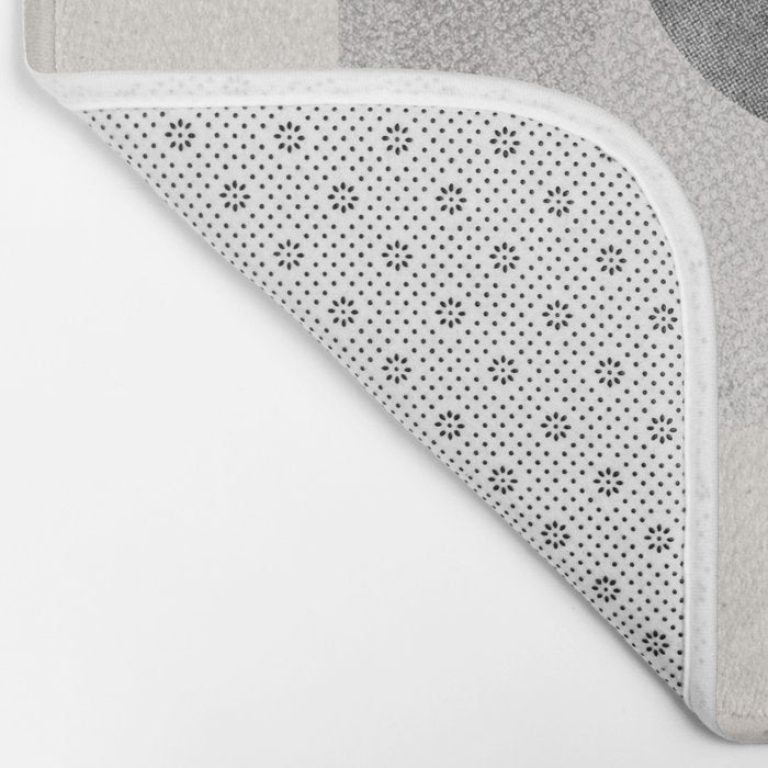 Texture Minimalist Paper Collage No.1 Bath Mat Gallery Image 2