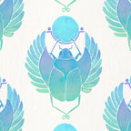 Egyptian Scarab - Turquoise OmbrÃ© Coffee Mug Gallery Image 2