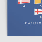 Maritime Nautical Signal Flags Chart - Navy Poster Gallery Image 3