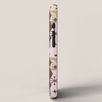 Retro Atomic Mid Century Pattern Pink Green Blue and Brown iPhone Case Gallery Image 2
