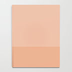 Peach Blush Banded Solid Notebook Gallery Image 4