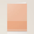 Peach Blush Banded Solid Stationery Card Gallery Image 2