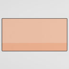 Peach Blush Banded Solid Desk Mat Gallery Image 3
