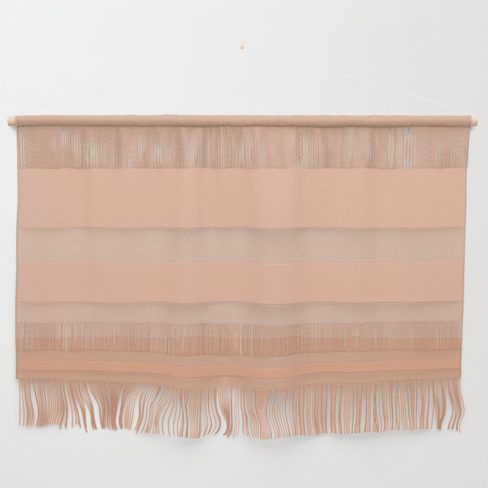 Peach Blush Banded Solid Wall Hanging Gallery Image 1