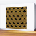 Art Deco Pattern in Gold and Jet Black Wall Mural Gallery Image 2