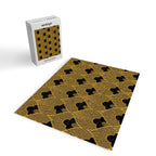 Art Deco Pattern in Gold and Jet Black Jigsaw Puzzle Gallery Image 2