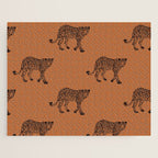 Leopard pattern - terracotta Jigsaw Puzzle Gallery Image 1