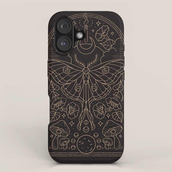 Moon Moth iPhone Case Gallery Image 1