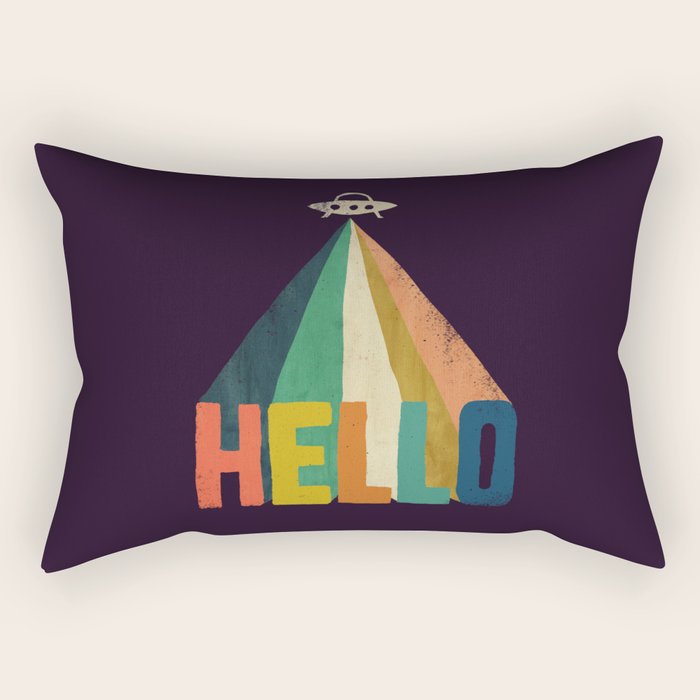 Hello I come in peace Rectangular Pillow Gallery Image 2
