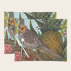 Cockatiel And Pineapple Placemat Gallery Image 1
