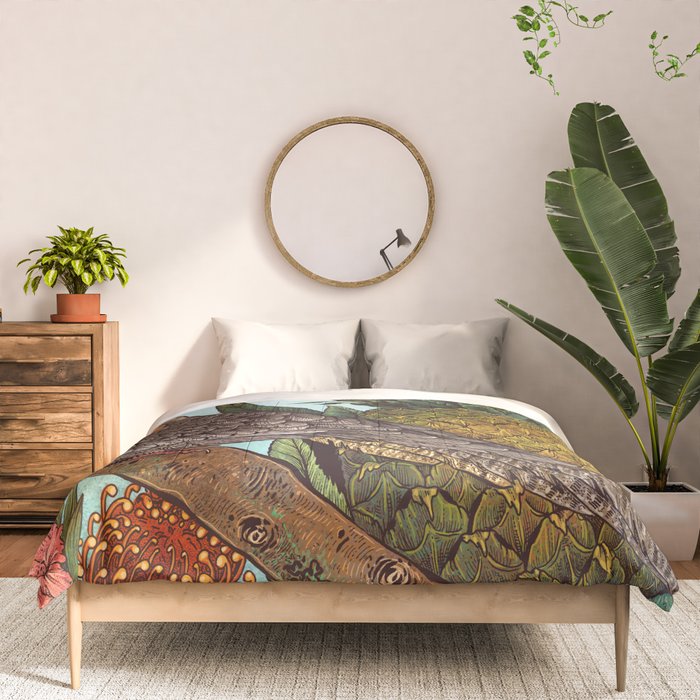 Cockatiel And Pineapple Comforter Gallery Image 3