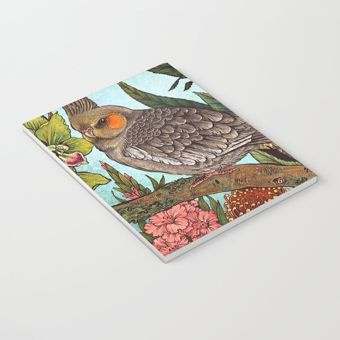 Cockatiel And Pineapple Notebook Gallery Image 3