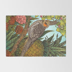 Cockatiel And Pineapple Rug Gallery Image 2
