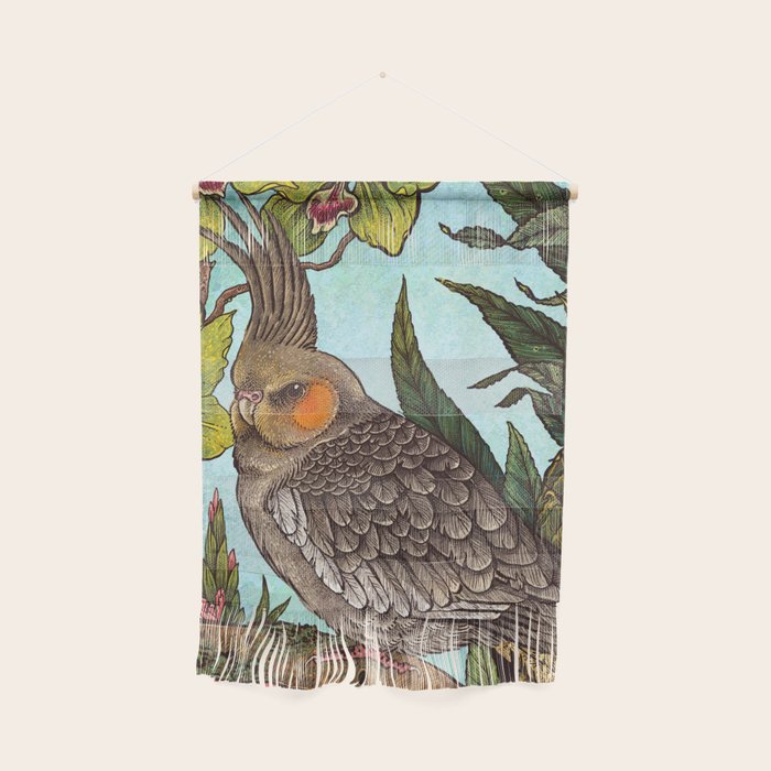 Cockatiel And Pineapple Wall Hanging Gallery Image 1