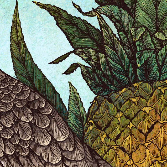 Cockatiel And Pineapple Coffee Mug Gallery Image 2