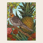 Cockatiel And Pineapple Poster Gallery Image 4