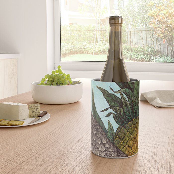 Cockatiel And Pineapple Wine Chiller Gallery Image 4