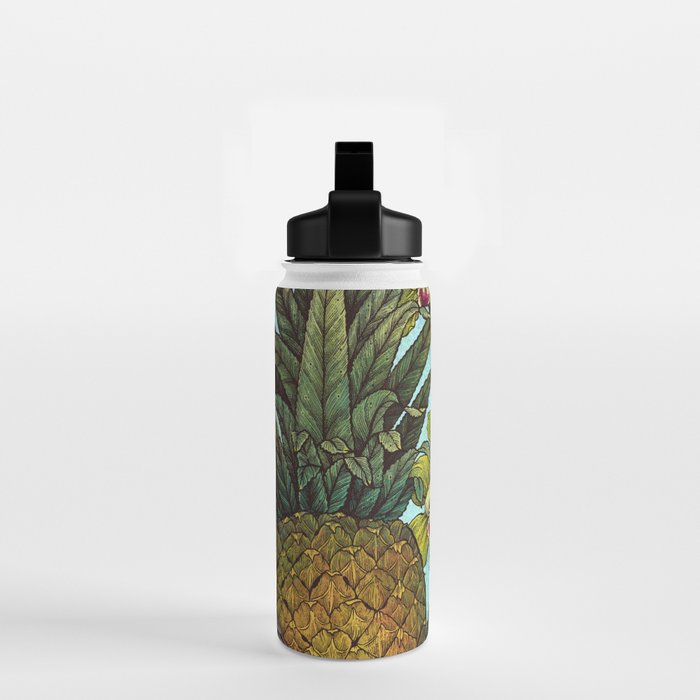 Cockatiel And Pineapple Water Bottle Gallery Image 2