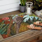 Cockatiel And Pineapple Outdoor Rug Gallery Image 2