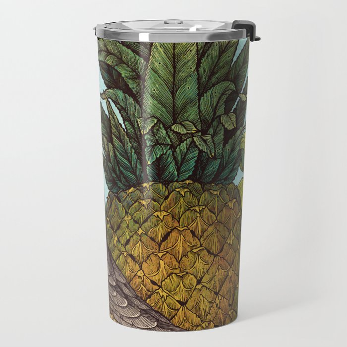 Cockatiel And Pineapple Travel Mug Gallery Image 2