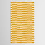Modern Ink Weave Ikat Mudcloth Pattern in Marigold Mustard Ochre Tablecloth Gallery Image 2