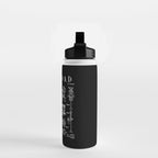 Railroad Railway Steam Locomotive Train Vintage Patent Print Water Bottle Gallery Image 2
