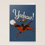 Yeehaw! Blue Stationery Card Gallery Image 2