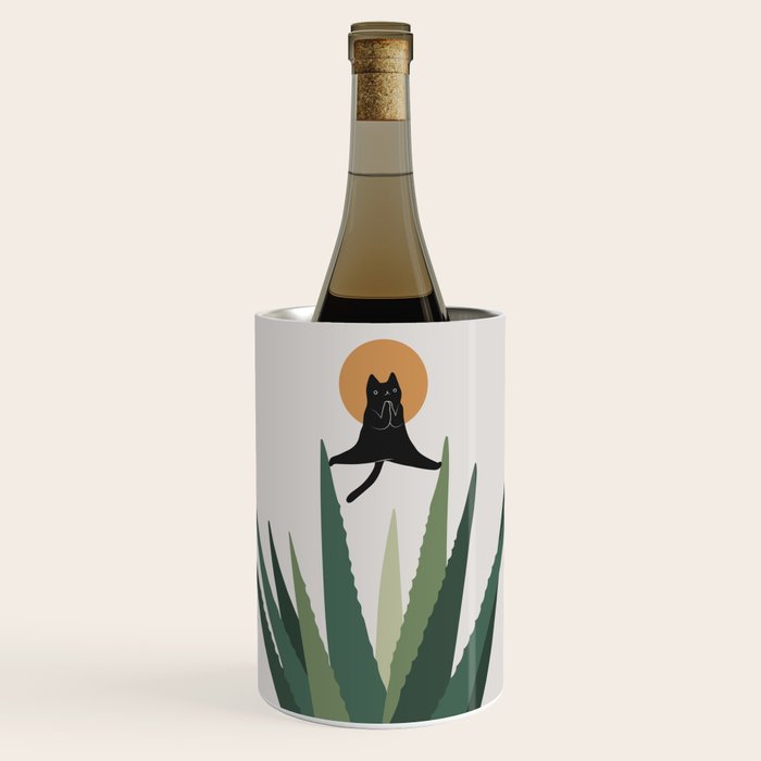 Cat and Plant 43: Nameowste Wine Chiller Gallery Image 1