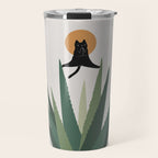 Cat and Plant 43: Nameowste Travel Mug Gallery Image 1