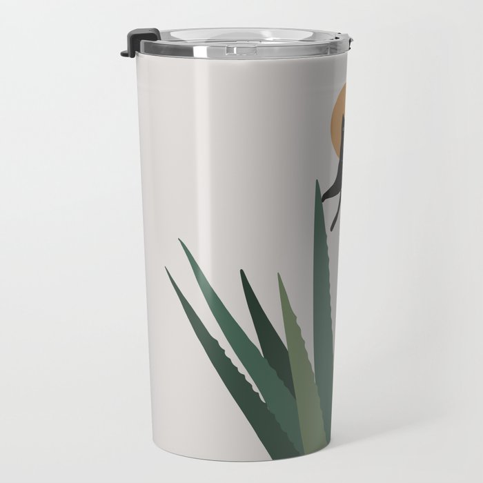 Cat and Plant 43: Nameowste Travel Mug Gallery Image 3