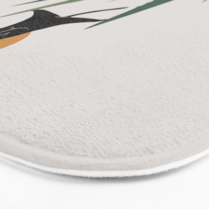 Cat and Plant 43: Nameowste Bath Mat Gallery Image 3
