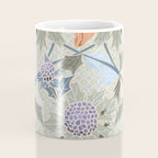 Beach thistle and shells with backgrd pattern Coffee Mug Gallery Image 4