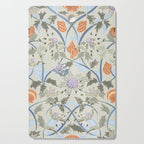 Beach thistle and shells with backgrd pattern Cutting Board Gallery Image 1