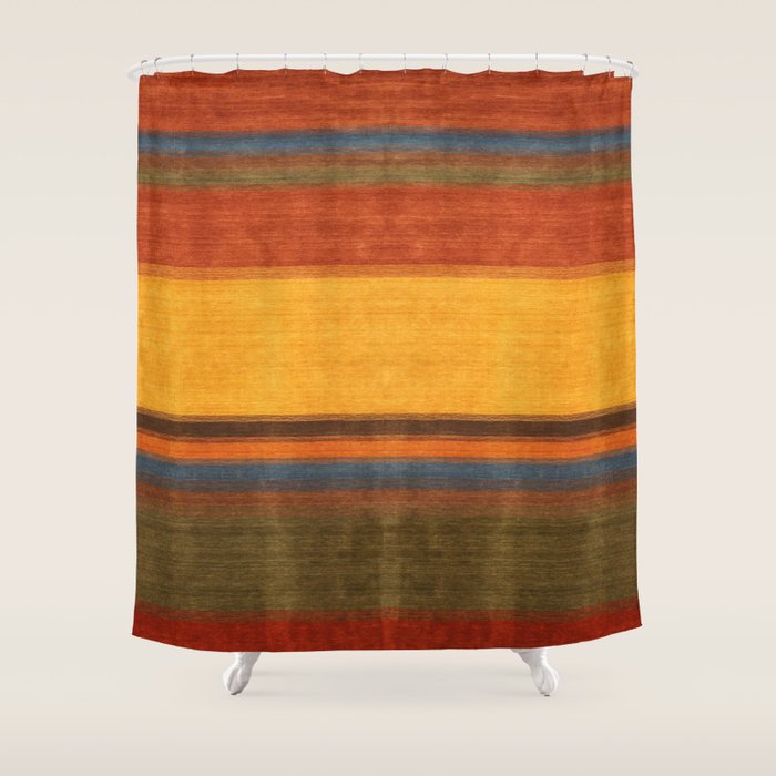 Traditional Rug Artwork Shower Curtain Gallery Image 1