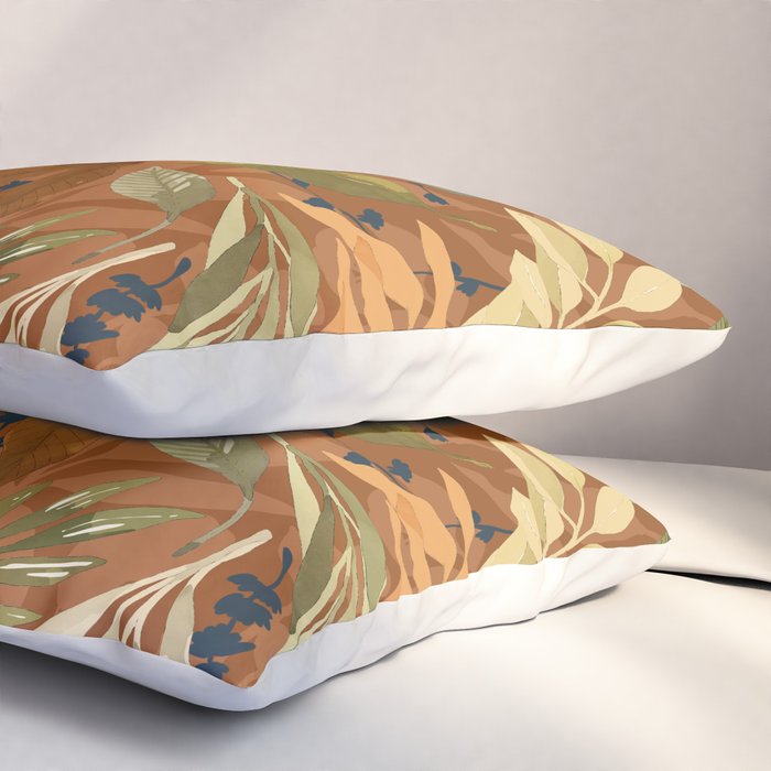 Autumn leafy wild forest B Pillow Sham Gallery Image 3