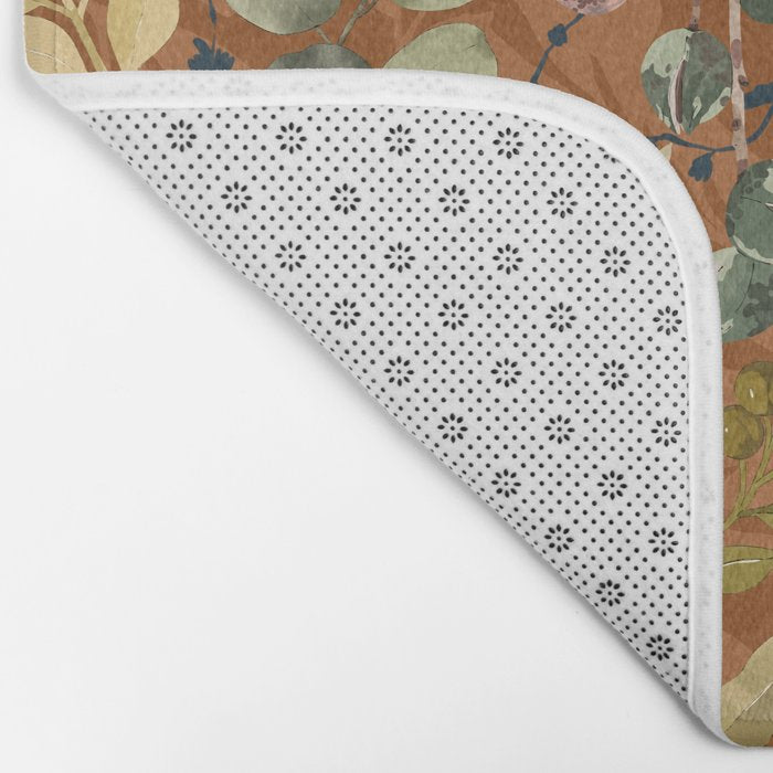 Autumn leafy wild forest B Bath Mat Gallery Image 2