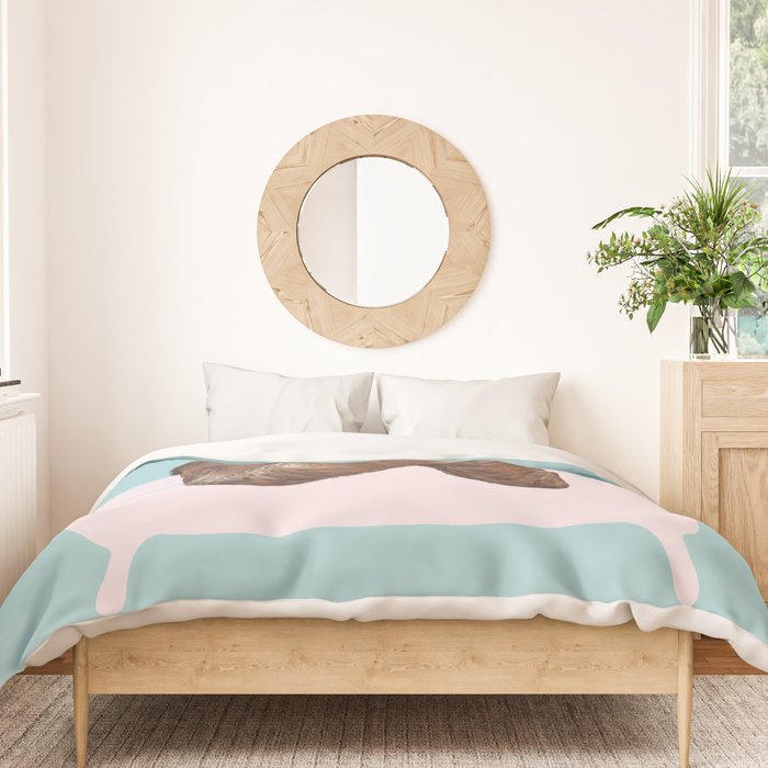 Sloth in Bathtub  Duvet Cover Gallery Image 3