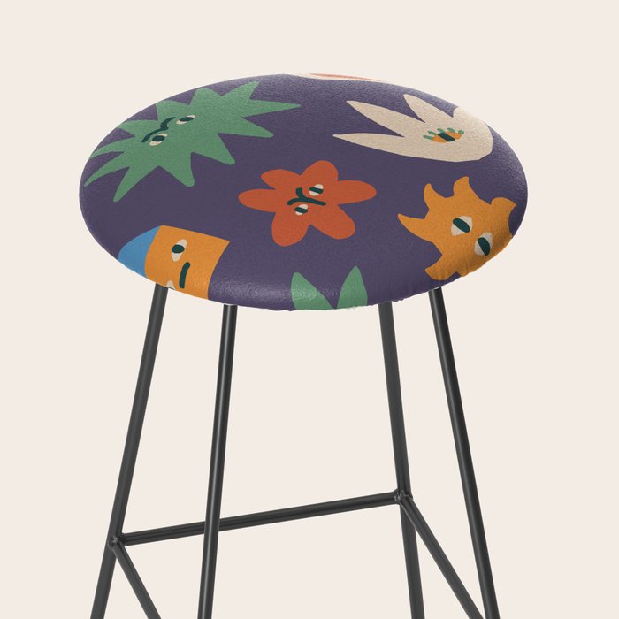 Funky faces Stool Gallery Image 2