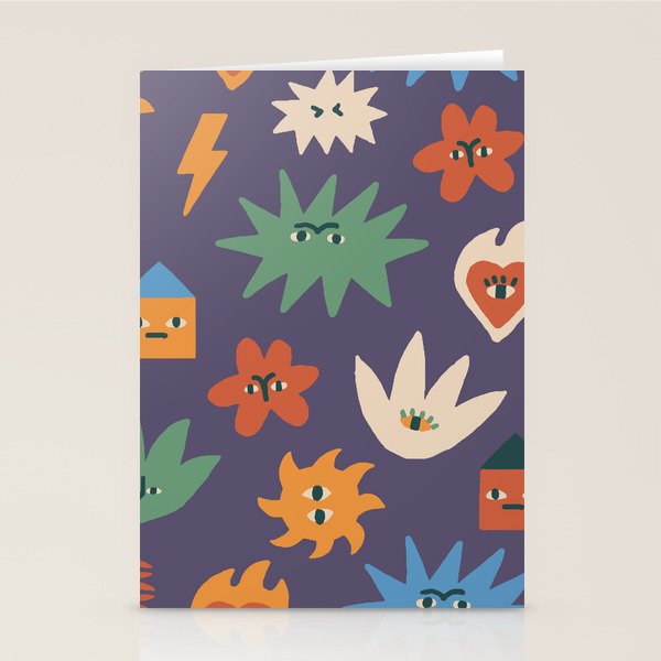 Funky faces Stationery Card Gallery Image 2
