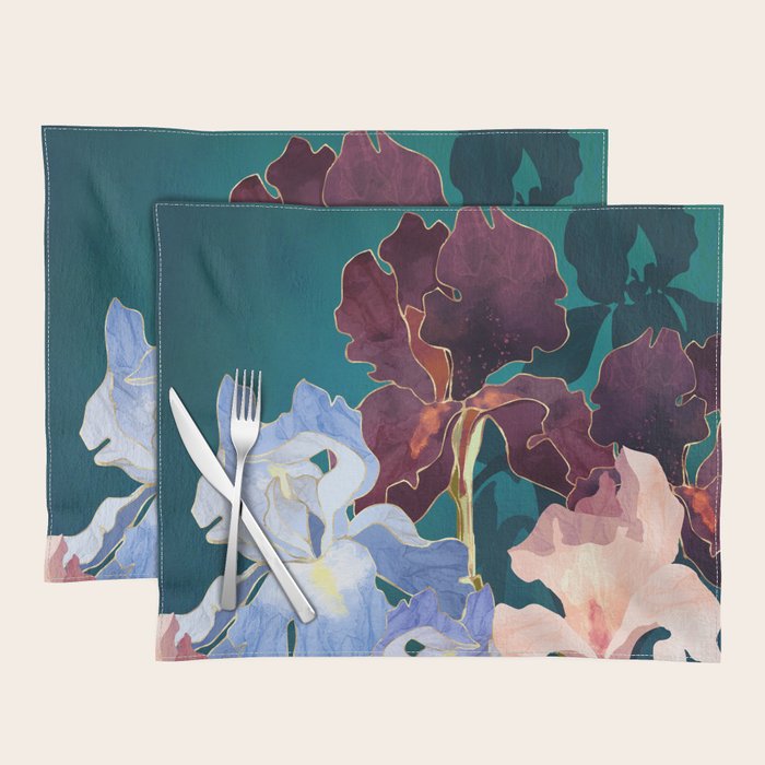 Iris Abstract Placemat Gallery Image 1