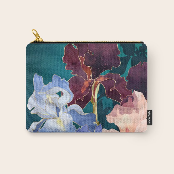 Iris Abstract Carry All Pouch Gallery Image 1