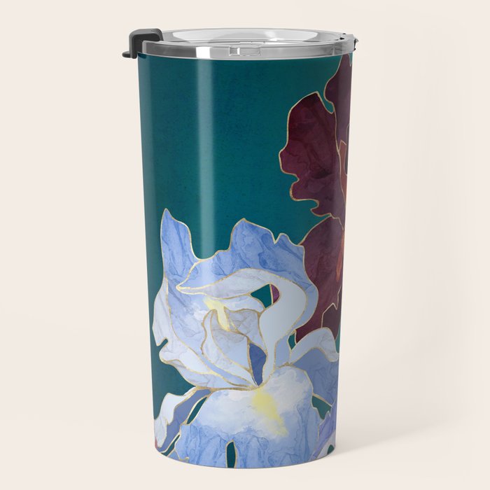 Iris Abstract Travel Mug Gallery Image 3