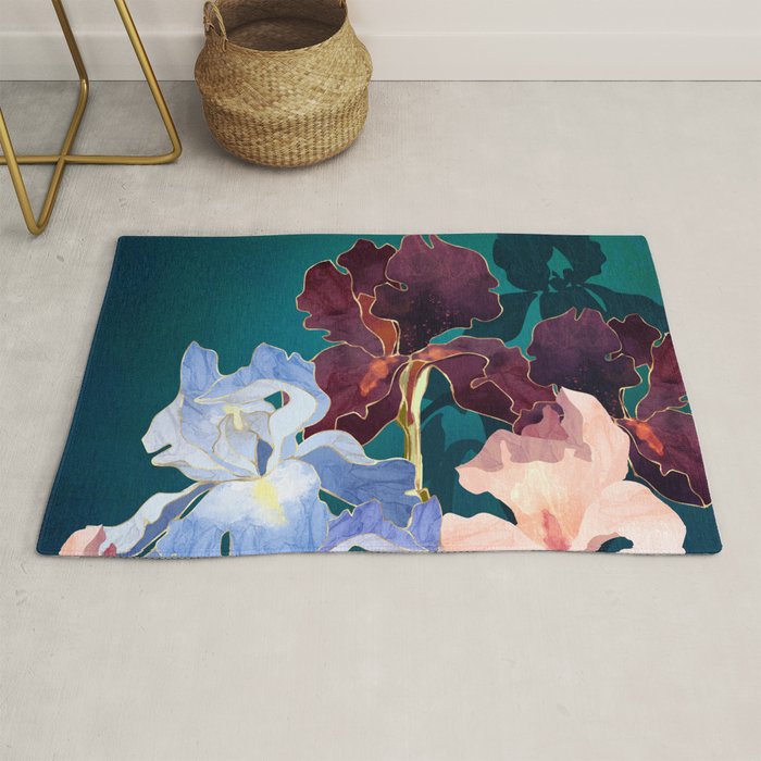 Iris Abstract Rug Gallery Image 1