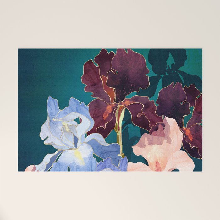 Iris Abstract Welcome Mat Gallery Image 1