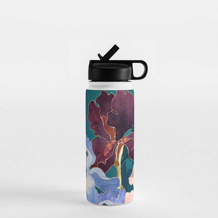 Iris Abstract Water Bottle Gallery Image 1